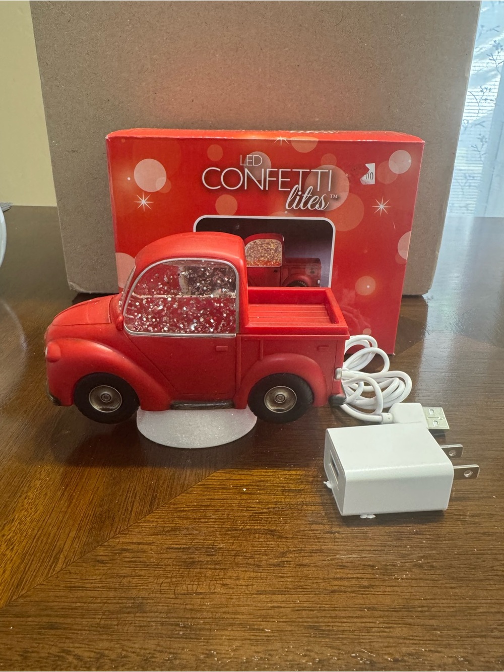LED Red Holiday Truck Decorative Light